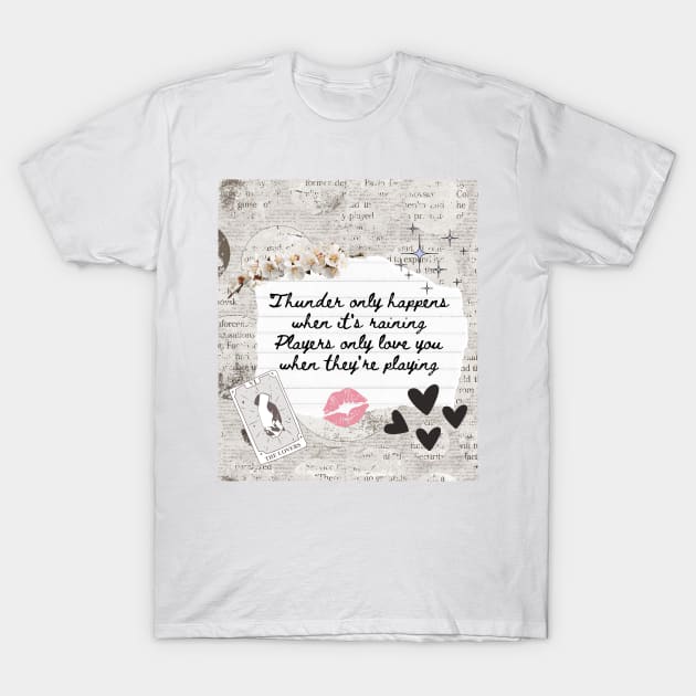 Dreams Stevie Nicks Fleetwood Mac Lyrics T-Shirt by madiwestdal